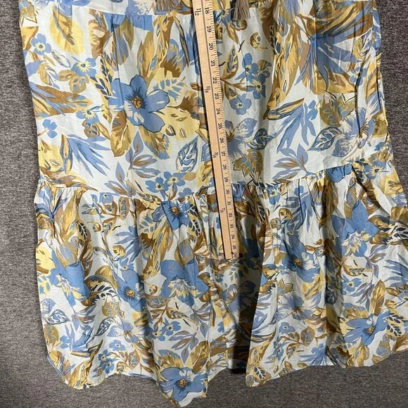Faherty Dress Womens XS Multicolor Paradise Blossom Floral Maxi Sundress Strappy - Picture 6 of 11